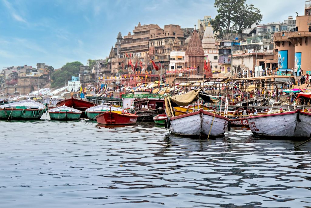 Sunrise view at Dashashwamedh Ghat – places to visit in Varanasi